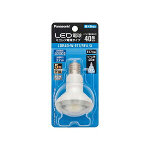 pi\jbN Panasonic LDR4DWE17RF4X LEDd(F) E17 40W` 80lm LDR4DWE17RF4X
