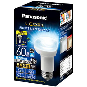 �p�i�\�j�b�N Panasonic LDR6DWRF6 LED�d�� �����F E26���� 60W�`���� 160lm LDR6DWRF6