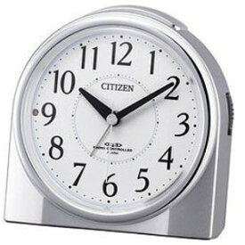 シチズン(CITIZEN) 4RL432-019(シルバーメタリック色/白) ネムリーナリング 電波目覚まし時計