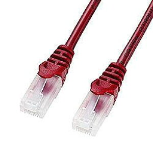 �T�����T�v���C LA-Y5TS-03R ���b�h �c���܂�h�~CAT5eLAN�P�[�u�� 3m LAY5TS03R