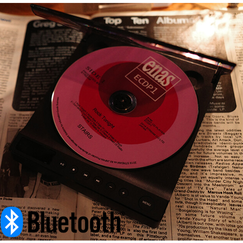 enas EASY CD PLAYER Bluetooth対応 cdプレーヤー CDプレーヤー 壁掛 壁掛け コンパクト ポータブル ワイヤレス bluetooth 無線 ギャップレス再生 イーネーズ おしゃれ インテリア ECDP1