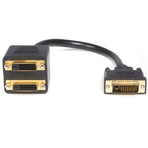 StarTech(�X�^�[�e�b�N) DVISPL1DD �u���b�N DVI-D����P�[�u�� 30cm