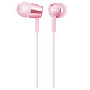 ソニー(SONY) MDR-EX155AP-P(ライトピンク) 密閉型インナーイヤーレシーバー