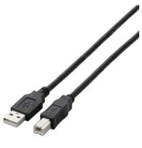 �G���R��(ELECOM) U2C-BN50BK �u���b�N USB2.0�P�[�u�� 5m