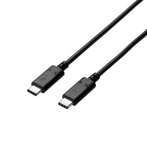 �G���R��(ELECOM) U2C-CC5P15NBK USB2.0�P�[�u�� Type-C-TypeC