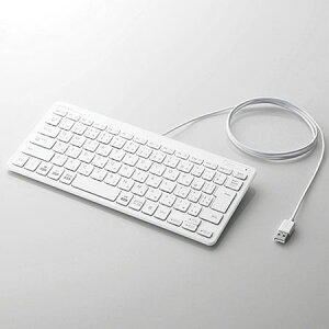 �G���R��(ELECOM) TK-FCP096WH �z���C�g �L���L�[�{�[�h ���{��z��