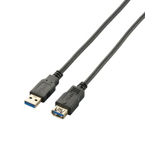 �G���R��(ELECOM) USB3-E15BK �u���b�N USB3.0�����P�[�u�� A-A 1.5m