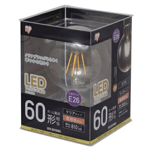 �A�C���X�I�[���} Iris Ohyama LDG7L-G-FC LED�t�B�������g�d�� �d���F E26���� 60W�`���� 810lm LDG7LGFC