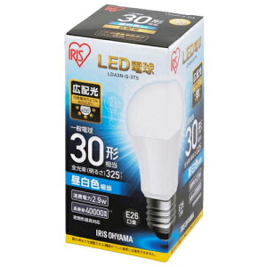 ACXI[}(Iris Ohyama) LDA3N-G-3T5 LEDd F E26 30W` 325lm