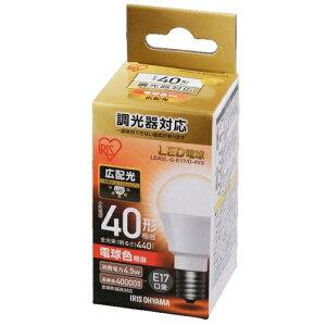 �A�C���X�I�[���}(Iris Ohyama) LDA5L-G-E17/D-4V3 LED�d�� �d���F E17���� 40W�`���� 440lm