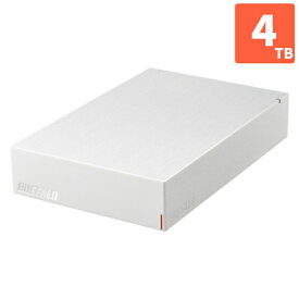 バッファロー(BUFFALO) HD-LE4U3-WB(ホワイト) 「みまもり合図 for AV」搭載 HDD 4TB