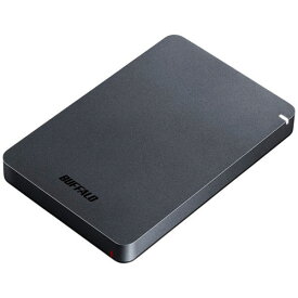 バッファロー BUFFALO HD-PGF1.0U3-BKA(ブラック) ポータブルHDD 1TB USB3.1(Gen1) /3.0/2.0接続 耐衝撃 HDPGF10U3BKA
