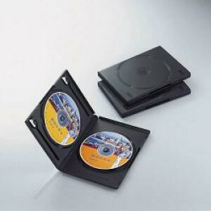 �G���R��(ELECOM) CCD-DVD04BK �u���b�N �g�[���P�[�X 2�����[