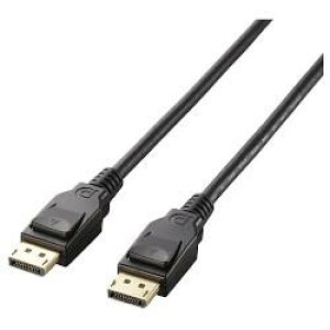 �G���R��(ELECOM) CAC-DP1215BK �u���b�N DisplayPort TM�P�[�u�� 1.5m
