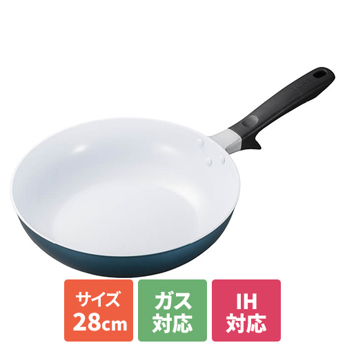 京セラ(KYOCERA) セラブリッドフライパン 28cm炒め鍋 Eブルー