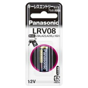 �p�i�\�j�b�N Panasonic LRV08/1BP �A���J���d�r 12V 1�{�p�b�N LRV081BP