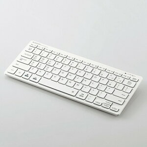 �G���R��(ELECOM) TK-FBP102WH �z���C�g �����~�j�L�[�{�[�h ���{��z��