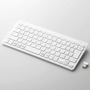 �G���R��(ELECOM) TK-FDP098TWH �z���C�g �����L�[�{�[�h ���{��z��