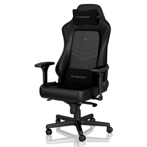noblechairs �m�[�u���`�F�A�[�Y NBL-HRO-RL-BLA-SGL �u���b�N HERO - Real Leather �Q�[�~���O�`�F�A NBLHRORLBLASG