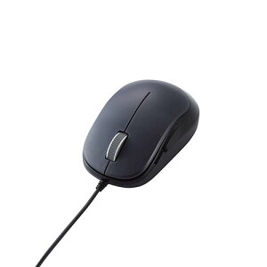 �G���R��(ELECOM) M-Y9UBBK �u���b�N 5�{�^��BlueLED�L���}�E�X