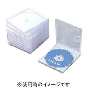 �G���R��(ELECOM) CCD-JSCN10WH �z���C�g Blu-ray/DVD/CD�P�[�X �W�� PS 1�����[