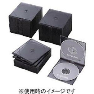 �G���R��(ELECOM) CCD-JSCSW50CBK �N���A�u���b�N Blu-ray/DVD/CD�P�[�X �X���� PS 2�����[
