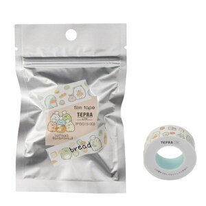 キングジム(KING JIM) TPTSG15-003「テプラ」Lite フィルムテープ すみっコぐらし柄 ブレッド 15mm 4m