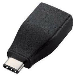 �G���R��(ELECOM) USB3-AFCMADBK �u���b�N USB Type-C�I�X-USB3.1 Standard-A���X �ϊ��A�_�v�^