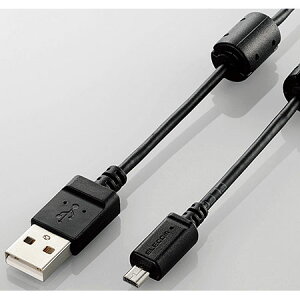�G���R��(ELECOM) DGW-F8UF15BK �u���b�N DGW-F8UFBK�V���[�Y �J�����ڑ��pUSB�P�[�u�� 1.5m