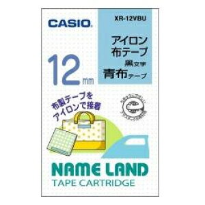 CASIO(�J�V�I) XR-12VBU �l�[�������h �A�C�����z�e�[�v ��/������ 12mm