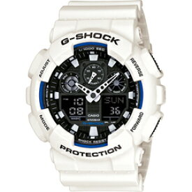 CASIO(カシオ) GA-100B-7AJF G-SHOCK(ジーショック) 国内正規品 ホワイト×ブラック メンズ 腕時計