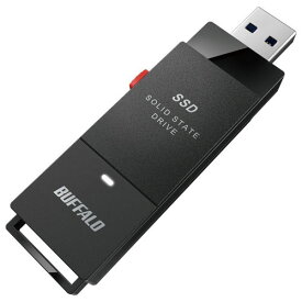 バッファロー(BUFFALO) SSD-SCT2.0U3-BA(ブラック) ケーブルレス ポータブルSSD 2TB
