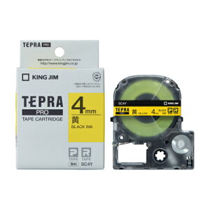 �L���O�W��(KING JIM) �e�v��PRO �J���[���x�� �p�X�e�� �� ������ 4mm SC4Y