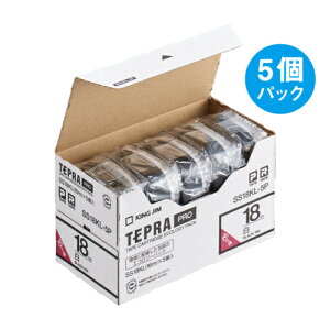 �L���O�W��(KING JIM) �e�v��PRO 5�� �����x�� �� �����O�^�C�v ������ 18mm SS18KL-5P