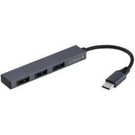 ナカバヤシ UH-C2573GY(グレー) USB2.0 Type-C 3ポート変換ハブ