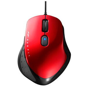 �o�b�t�@���[(BUFFALO) BSMBU510MRD ���b�h USB BlueLED���w���}�E�X 5�{�^��