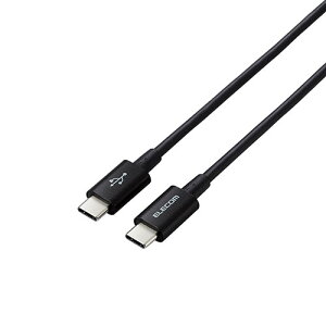 �G���R��(ELECOM) MPA-CCYS03NBK �u���b�N �^�C�vC �P�[�u�� Type C to Type C 0.3m PD 60W�Ή�