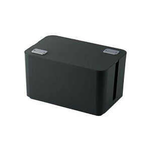 �G���R��(ELECOM) EKC-BOX002BK �u���b�N �P�[�u���{�b�N�X 4��