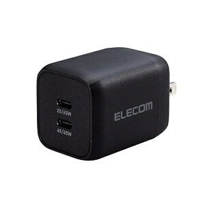 GR(ELECOM) MPA-ACCP4365-BK(ubN) USB Type-C [d PD Type C×2 ܂肽݃vO ^