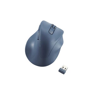 �G���R��(ELECOM) M-XGL30DBSKBU �u���[ ���C�����X�}�E�X �É� ���� 2.4GHz 5�{�^�� �E���p L�T�C�Y
