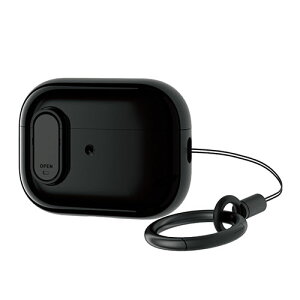 �G���R��(ELECOM) AVA-AP4TSLBK �u���b�N AirPods Pro ��2���� �p �n�C�u���b�h�P�[�X TOUGH SLIM