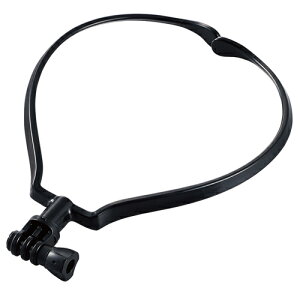 �G���R��(ELECOM) AC-MBNE01BK �u���b�N GoPro�p�A�N�Z�T���[ �l�b�N���X���}�E���g �㉺�����\