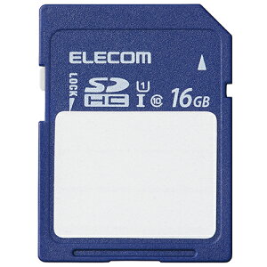 �G���R��(ELECOM) MF-FS016GU11C SD�J�[�h SDHC 16GB Class10 UHS-I U1 80MB/s ���x�� SD�J�[�h�P�[�X�t��