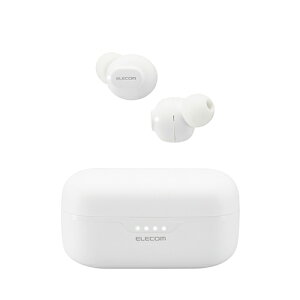�G���R�� ELECOM LBT-TWS16-WH �z���C�g ���C�����X�C���z�� Bluetooth 5.3 ��x�� �^�b�`�Z���T�[ LBTTWS16WH