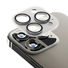 PGA PG-22SCLG05SV(シルバー) iPhone14Pro/14ProMax用 カメラフルプロテクター 全面保護