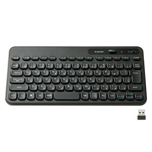 �G���R��(ELECOM) TK-CM10DMK-BK �u���b�N ���C�����X�L�[�{�[�h ���� �e���L�[���X �R���p�N�g