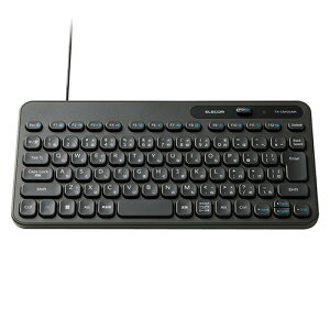 �G���R��(ELECOM) TK-CM10UMKBK �u���b�N �L���L�[�{�[�h �����u���� �e���L�[���X �R���p�N�g