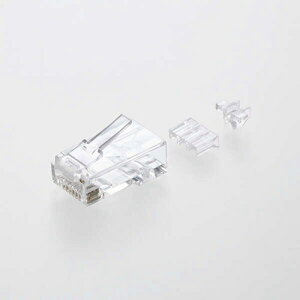�G���R��(ELECOM) LD-6RJ45T10/L RJ45 �R�l�N�^ Cat6A Cat6 LAN�P�[�u���p 10���� �K�C�h�p�[�c�t��