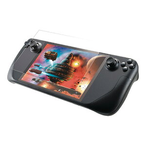 �G���R��(ELECOM) GM-SDO23FLGAR Steam Deck OLED / SteamDeck LCD �K���X�t�B���� ������ �����ˌy��