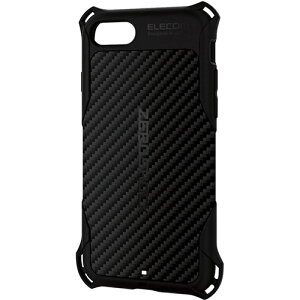 �G���R��(ELECOM) PMWA17MZEROGBK �u���b�N iPhone 8�pZEROSHOCK/�O���b�v